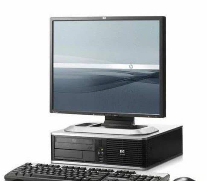 core 2 duo e8400 (64bit) with LCD,mouse and keyboard. 0