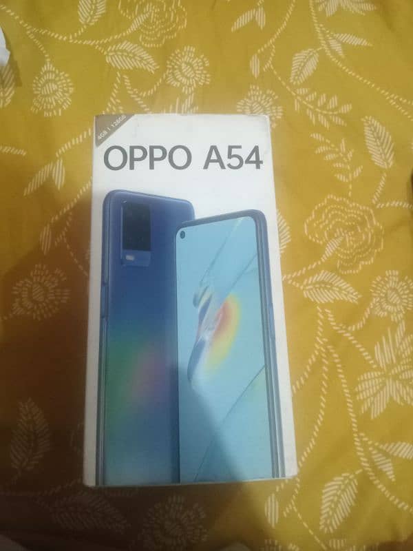 Oppo a54 4/128 with box charger nhi hai 4