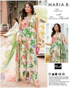 3 PC'S woman unstitched Linen digital printed suit