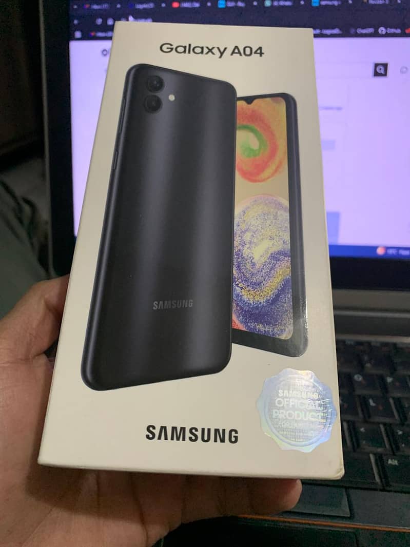 Samsung A04 - Official PTA Approved  (3/32GB, Black) 3