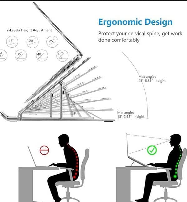 portable adjustable foldable laptop stand 3