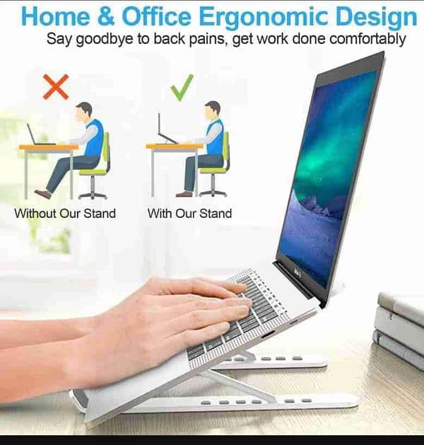 portable adjustable foldable laptop stand 5