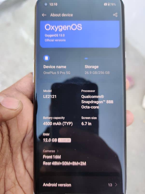 One Plus 9 pro 12-256 10/10 5