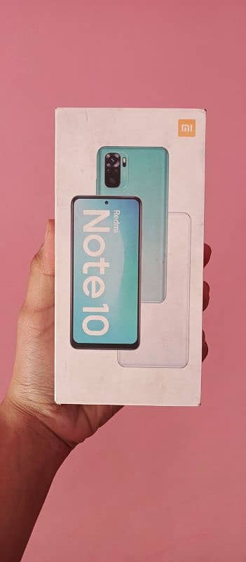 Redmi note 10 with box argent sell no exchange 6