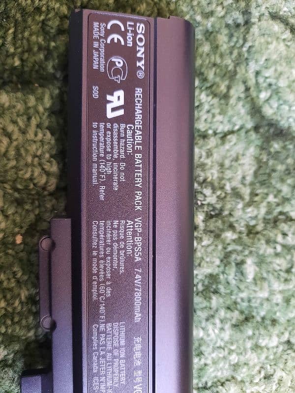 Sony- Rechargeable Battery - VGP-BPS5A - New - Made in Japan 3