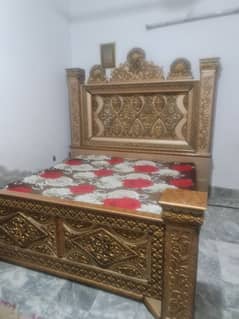 king size bed + dressing + side tables + showcase