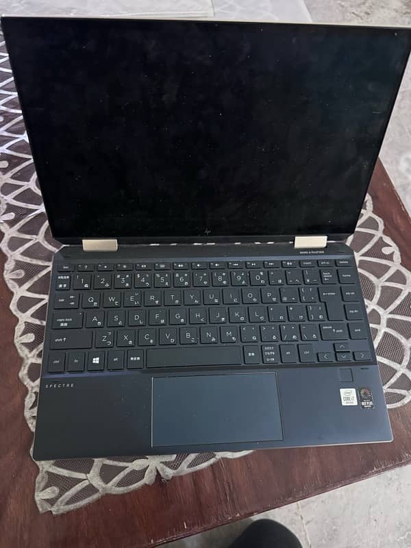 hp spctre x360 i7 10 gen golden black 3