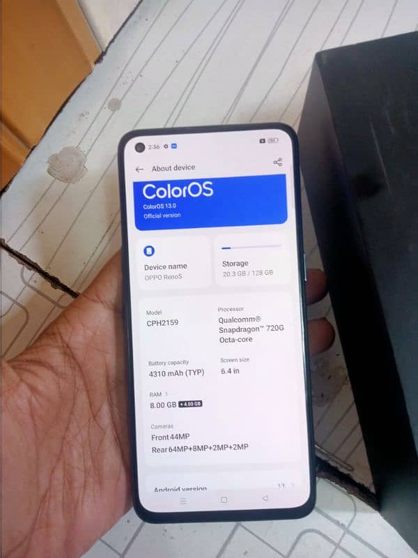 oppo reno 5 no open no repairing 8/128 3