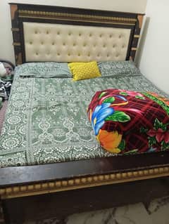 Double Bed with Spring Metres s