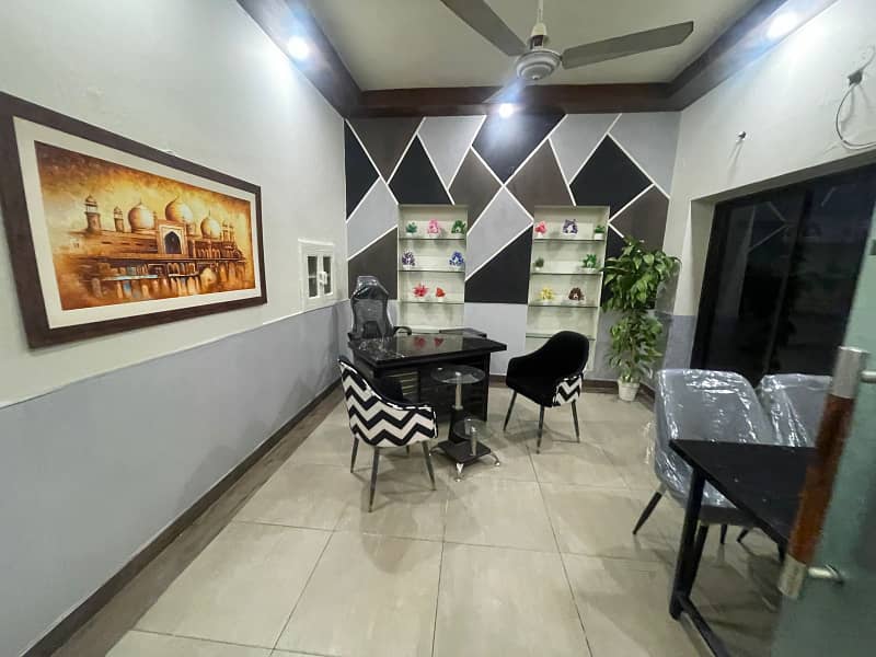 Furnished Office for Rent in Johar Town for (Call center + Software house + Marketing Office & Other Setup as You Want) 1