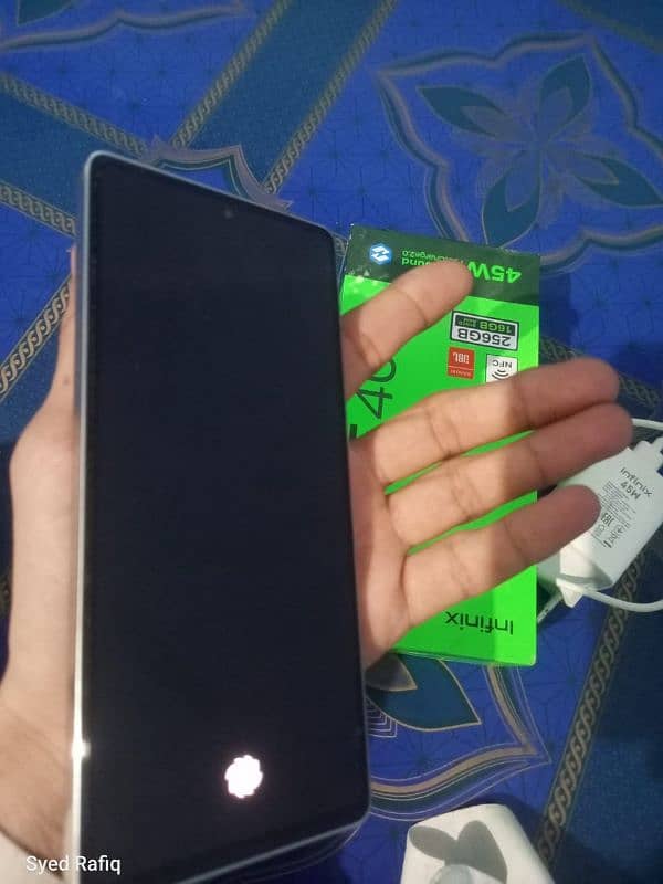 Infinix not 40  price 46hazar with warnty Al okay hai 10&10 condition 2