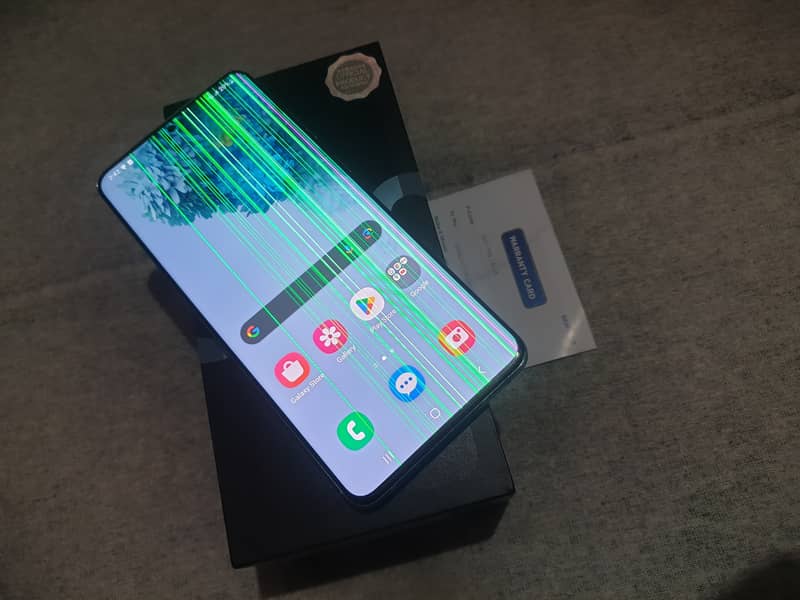 S20 Plus Official Pta Approved. 128gb. Dual Sim. Cosmic Blue. Full Box. 2