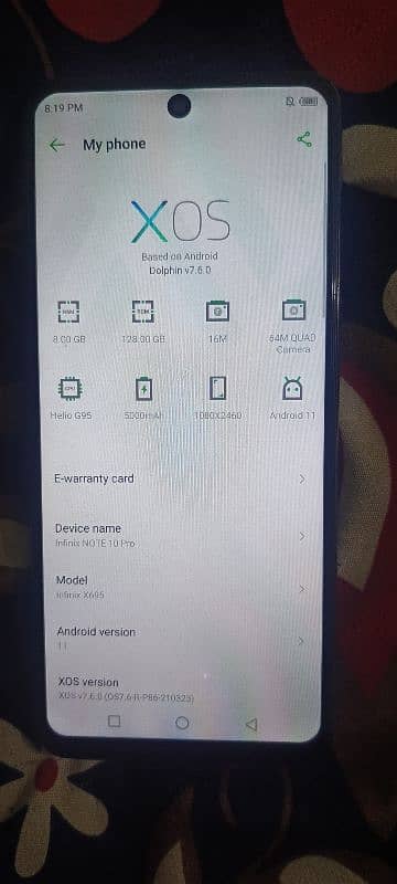 Note 10 pro 8gb 128 gb with box and charger 11