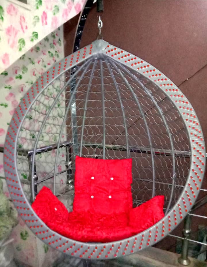 Hanging chairs/ Hanging Swing Chairs/ Jhoola/ Macrame Jhula/ Egg chair 1