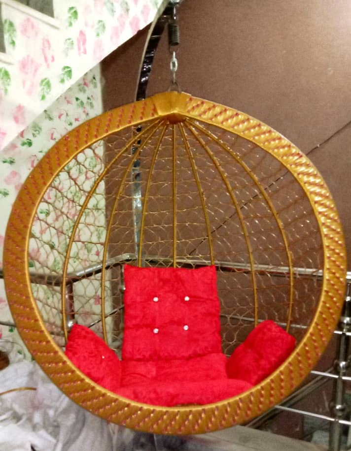 Hanging chairs/ Hanging Swing Chairs/ Jhoola/ Macrame Jhula/ Egg chair 3