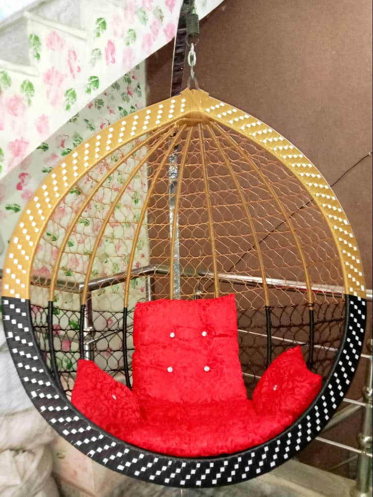 Hanging chairs/ Hanging Swing Chairs/ Jhoola/ Macrame Jhula/ Egg chair 4