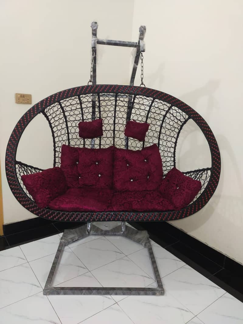 Hanging chairs/ Hanging Swing Chairs/ Jhoola/ Macrame Jhula/ Egg chair 6