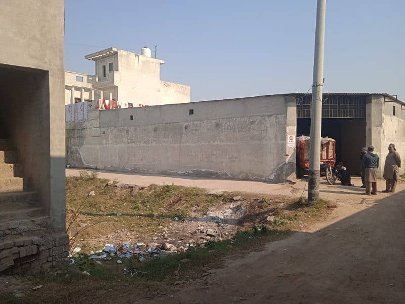 5 Marla corner plot for sale کارنر پلاٹ 1