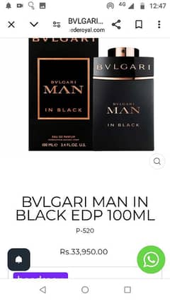 bvlgari black man perfume