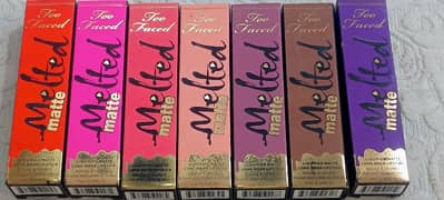 Too faced long wear lipstick 7 pieces