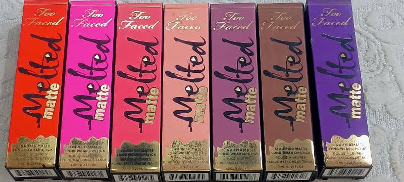 Too faced long wear lipstick 7 pieces 0