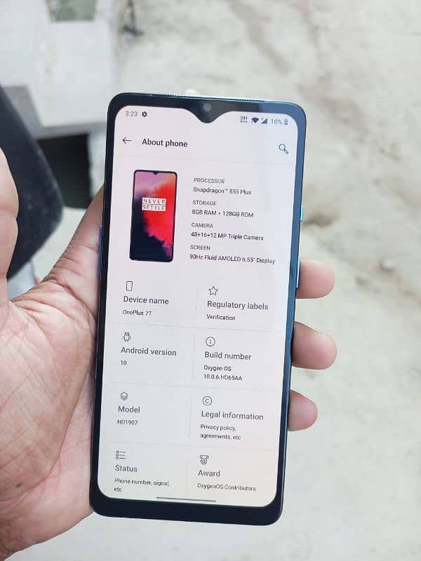 OnePlus 7t 0