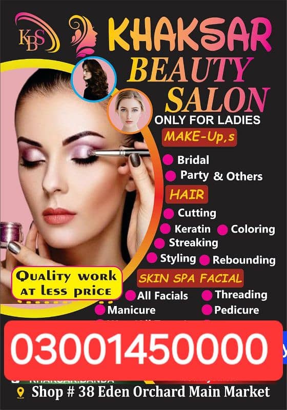 Beautician or Salon Expert Worker Only Females Pic main Number ha 1