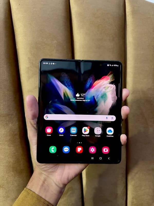 Samsung Galaxy Z Fold 3 5G 12/512GB Dual Sim PTA Approve physical & E 1