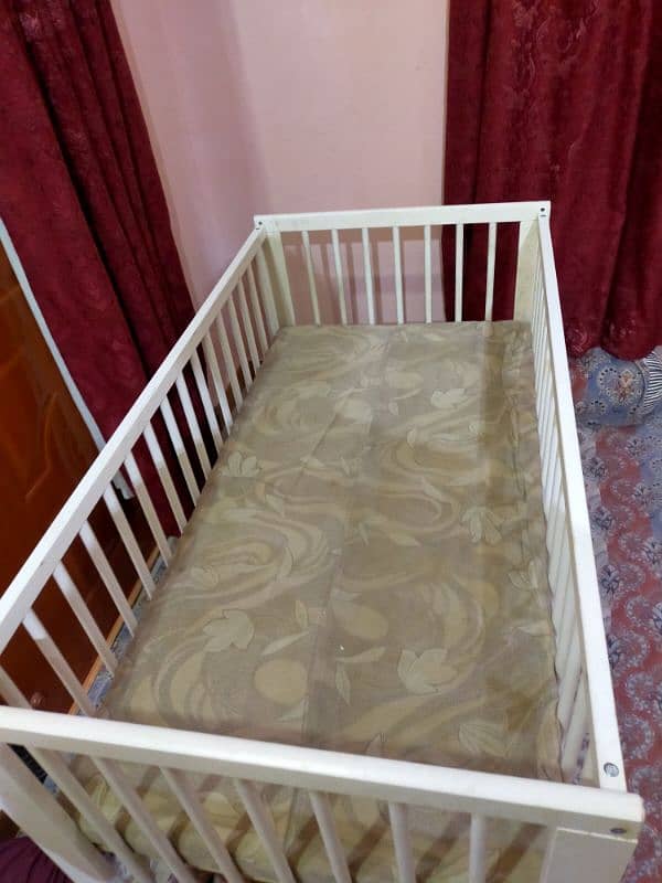 imported baby coat bed with mattress 0