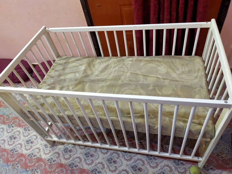 imported baby coat bed with mattress 5