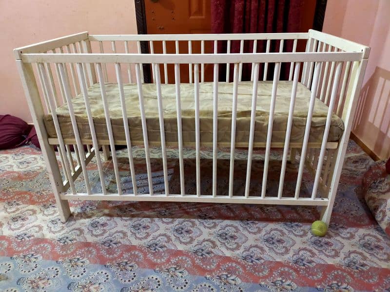 imported baby coat bed with mattress 6