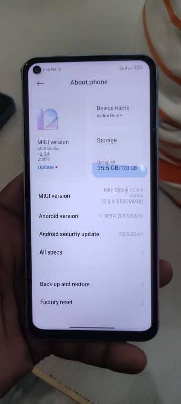 redmi note9 4 128 full box 0