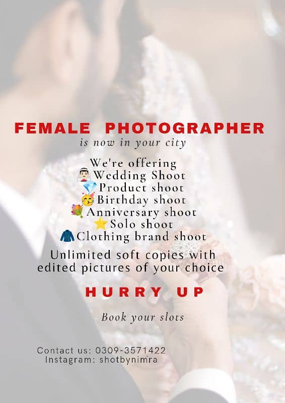 Female photographer 0