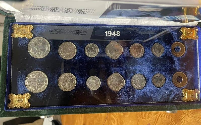 1948 Pakistan Coin Set in Beautiful Presentation Box 2