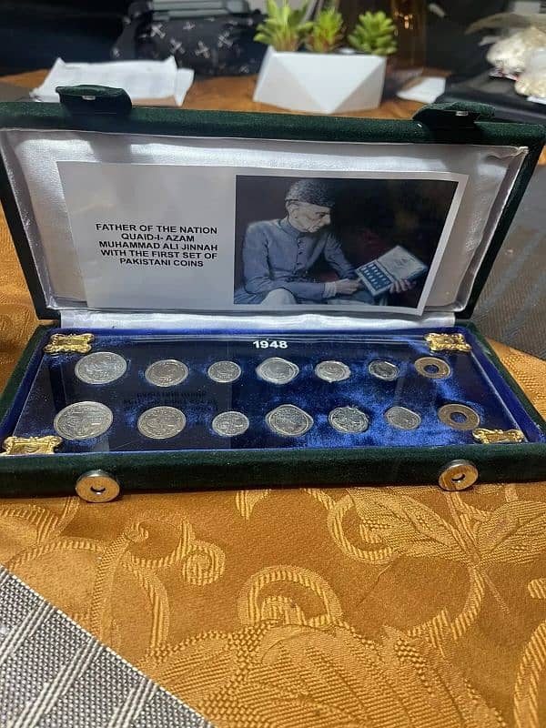 1948 Pakistan Coin Set in Beautiful Presentation Box 3