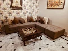 7 Seater Sofa Set With Table Available For Sale In BAHRIA PHASE 4