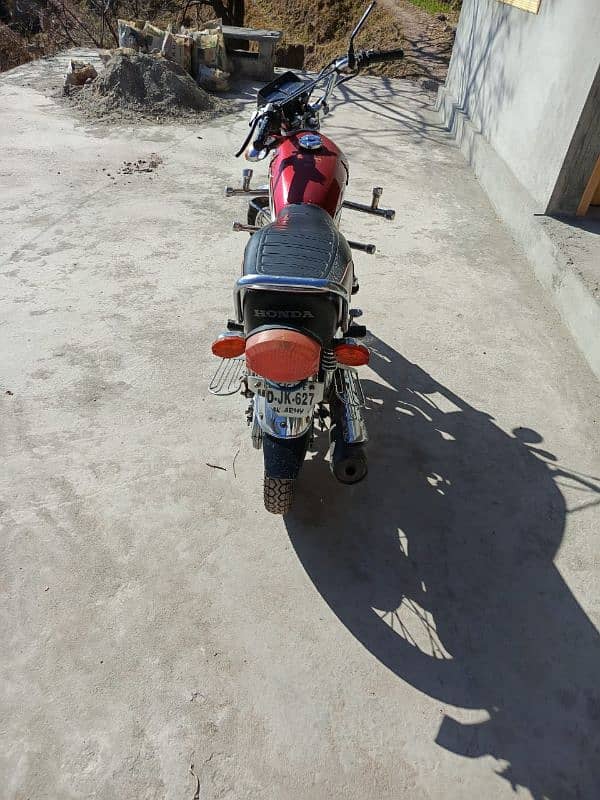 honda CG 125 Muzaffarabad no 2016 model good condition document all OK 1