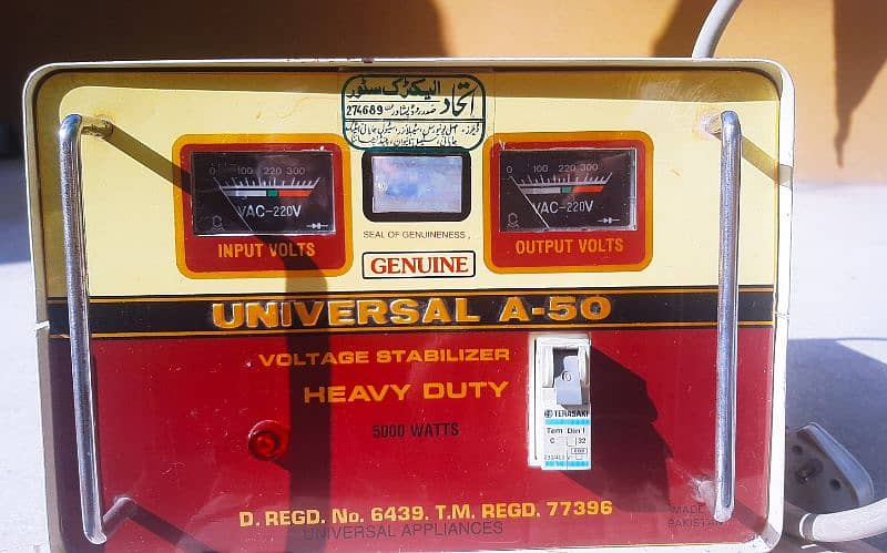 Voltage Stablizer 5000 Watts 0