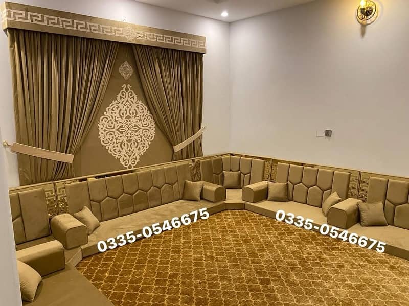 Noman Arabic Majlis - Arbi Majlis Sofa - Toshak Sofa 8