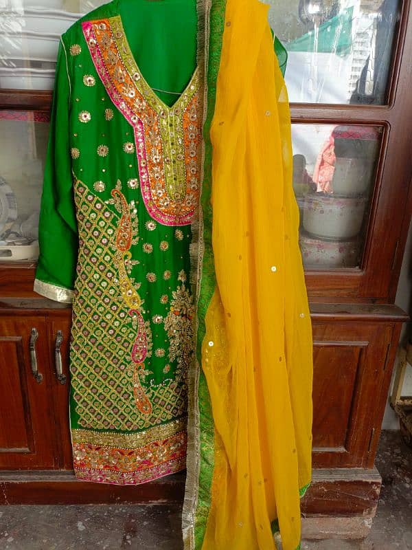 Mehndi dress new 1