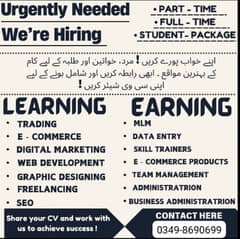 we are hiring fresher staff