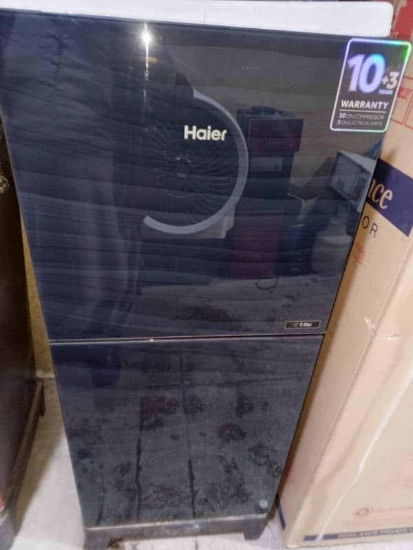 Haier 216 Glass Door Brand new frig 0