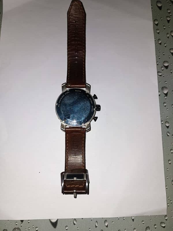 FOSSIL NATE CHRONOGRAPH LEATHER WATCH FOR MEN 3