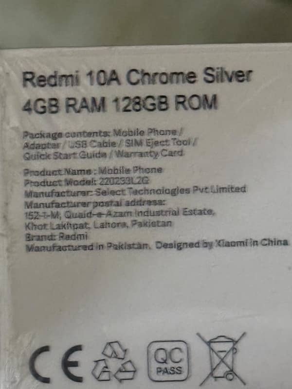 redmi 10A 4/128 GB 1