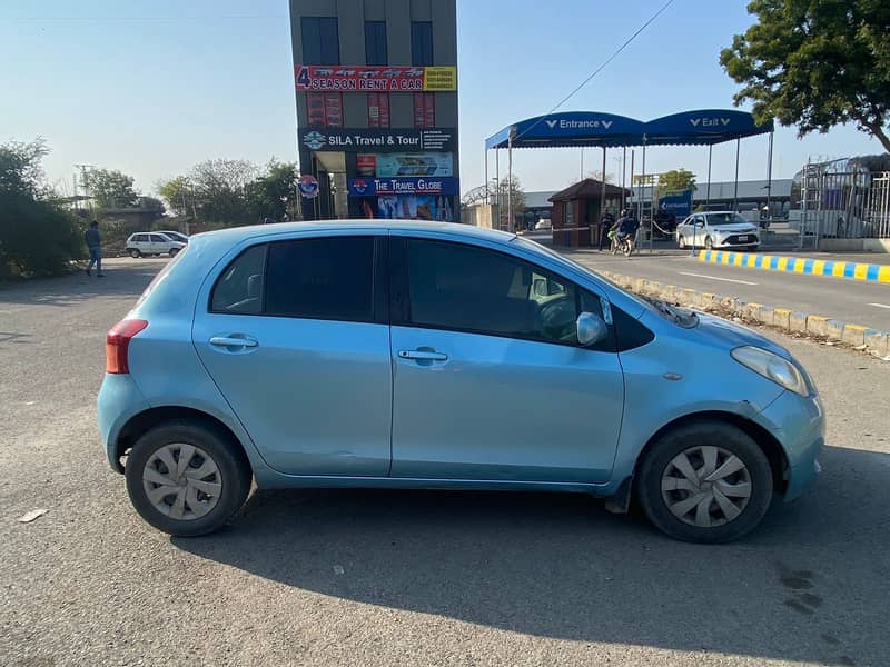 Toyota vitz aqua blue colour 1