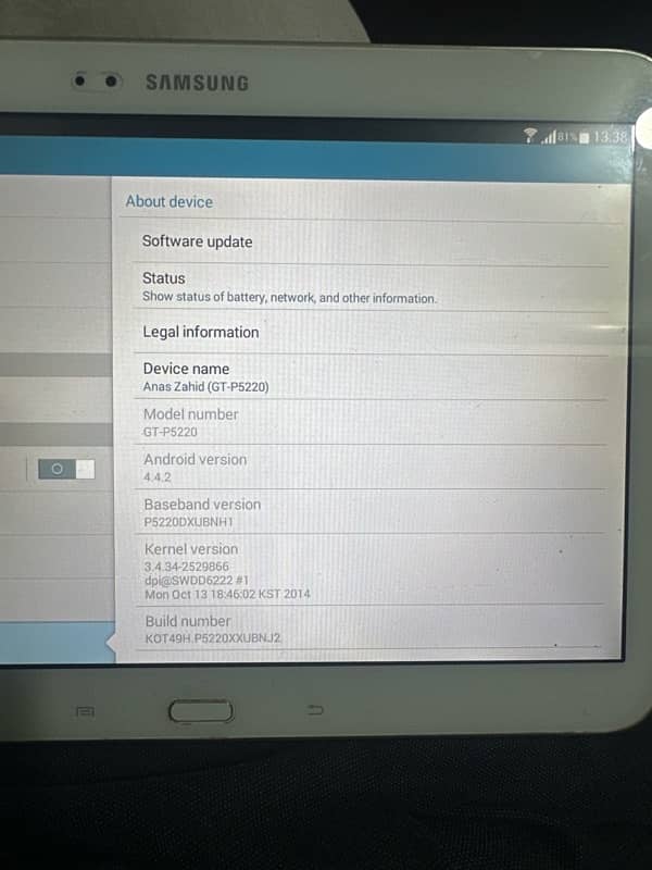 Samsung Tab 3 16 GB 6