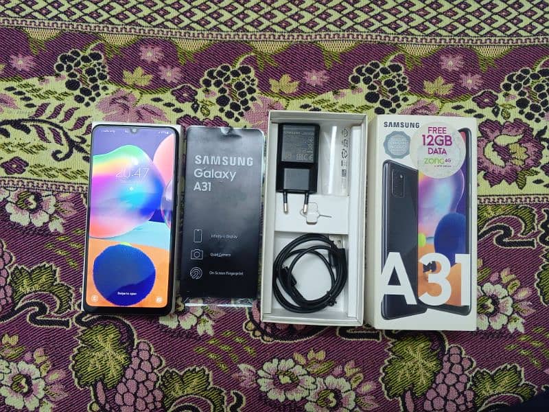 Samsung Galaxy A31 9.5/10 Condition For Sale 0