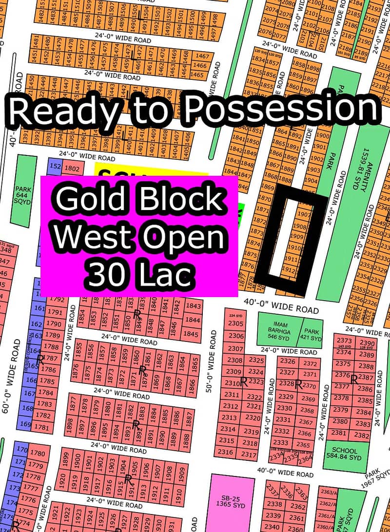 L - (Gold Block + West Open) North Town Residency Phase - 01 (Surjani) 1