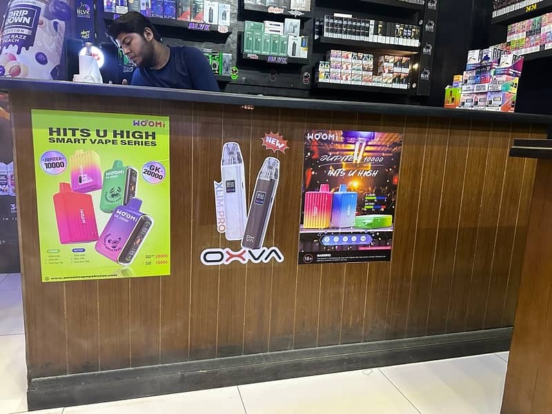 Vape Studio shop for Sale | Running business setup for sale | Vape sel 12