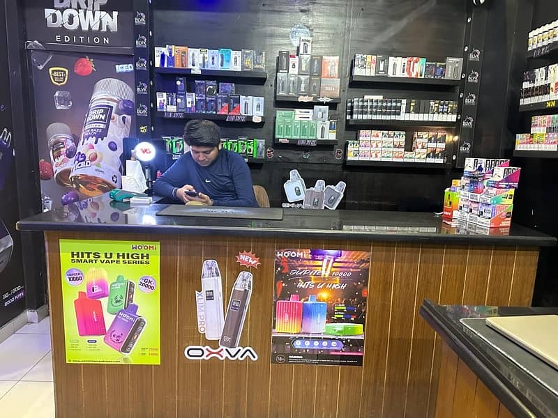 Vape Studio shop for Sale | Running business setup for sale | Vape sel 14